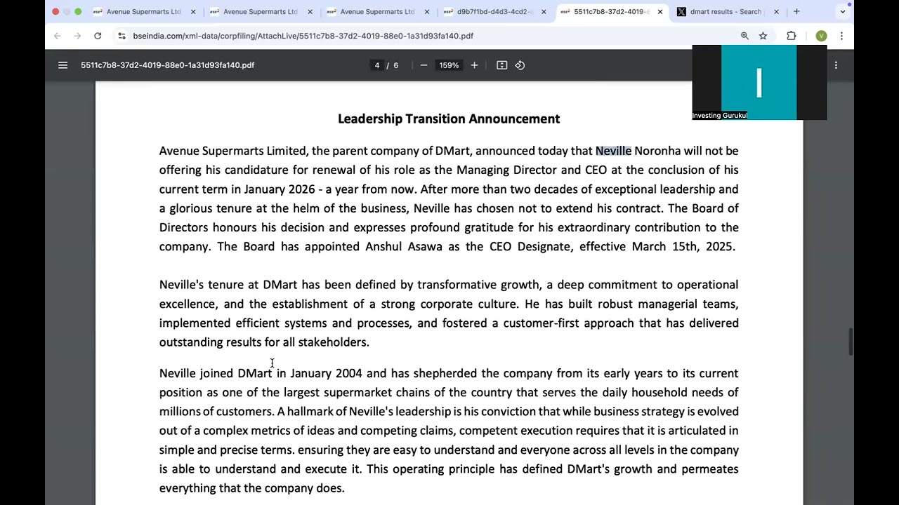 D-Mart Q3 FY 2024-25 Results | Revenue Up 17%, PAT Growth 5%