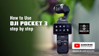 DJI OSMO POCKET 3 Tutorial For Beginners Guide and How to Use