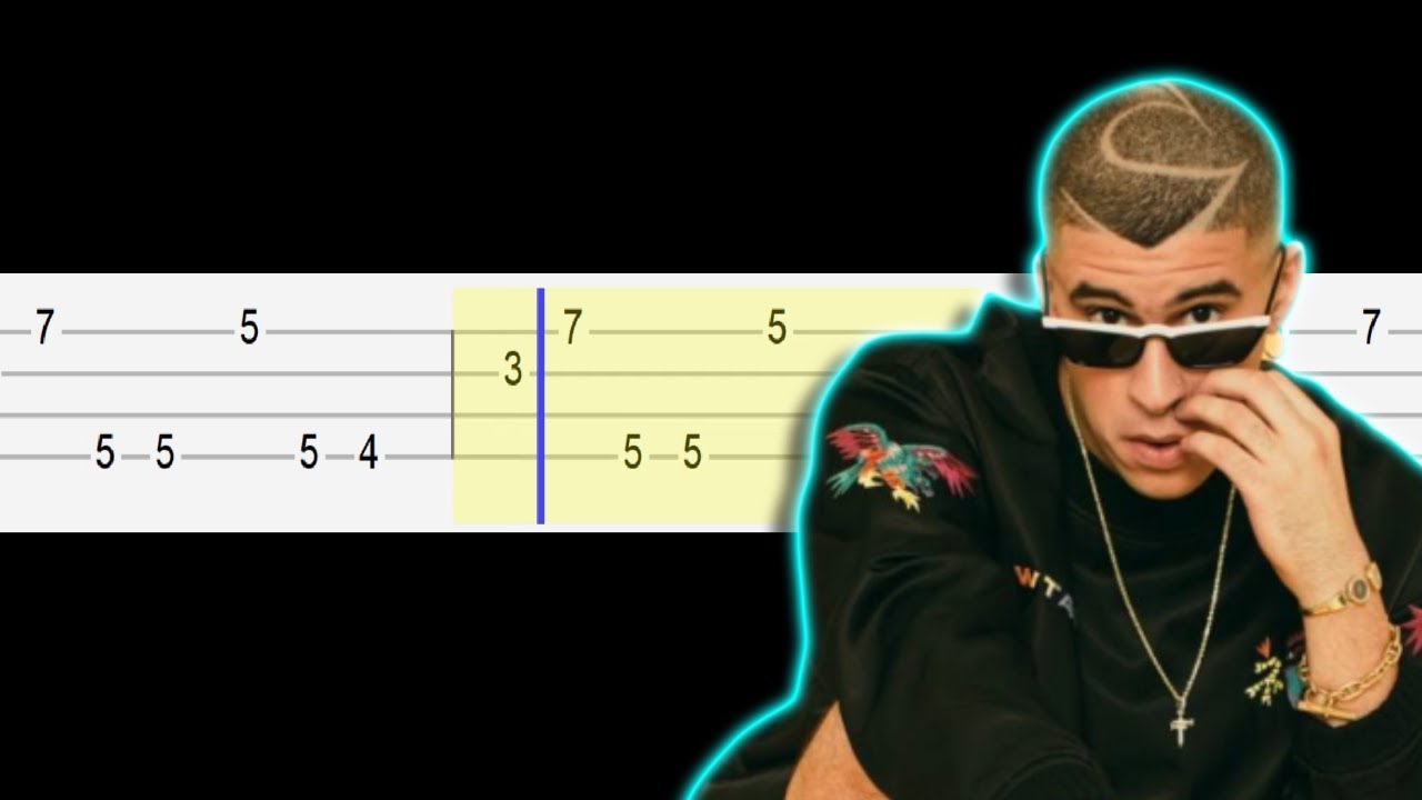 Bad Bunny - Si Veo a Tu Mama (Easy Ukulele Tabs Tutorial) - YouTube
