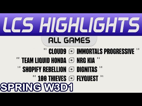 LCS Highlights Week3 Day1 LCS Spring 2024 All Games By Onivia