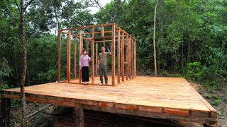 ปูพื้นและจัดทรงโครงบ้าน สร้างบ้านแสนสุขร่วมกับภรรยา
