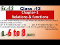 12th Class Math Exercise-1.2,  N C E R T