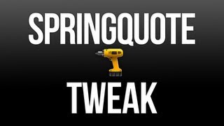 SpringQuote | Scrolling Life Quotes On Your SpringBoard