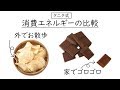 タニタ式！休日の過ごし方で大きく変わる消費カロリー！ポテチとチョコで簡単比較！