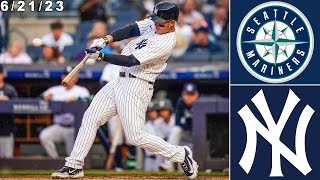 New York Yankees Highlights: vs Seattle Mariners | 6/21/23