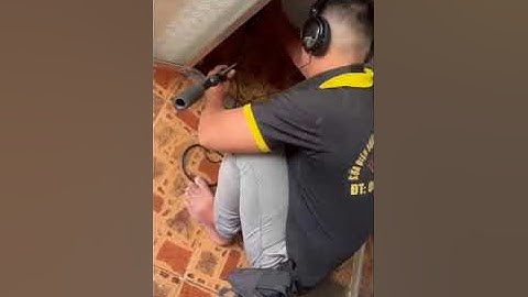 Dịch vụ dò tìm rò rỉ nước tại quận Tân Bình | Điện Nước Hưng Thịnh | #shorts