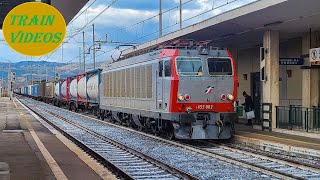 Tigre Prototipo E652.002 sul Merci Milano Smistamento - Villa S.Giovanni: Partenza da Cancello