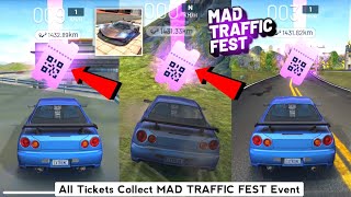 All Ticket Collect MAD TRAFFIC FEST Event - Extreme Car Driving Simulator 2023 - iOS gameplay screenshot 3