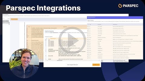 Parspec Integrations