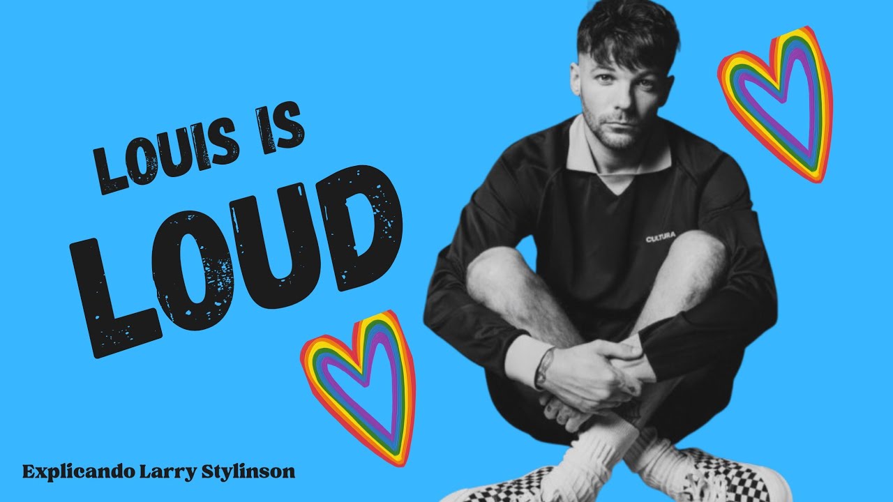 Louis is LOUD! Icon photoshoot 💙🏳️‍🌈 