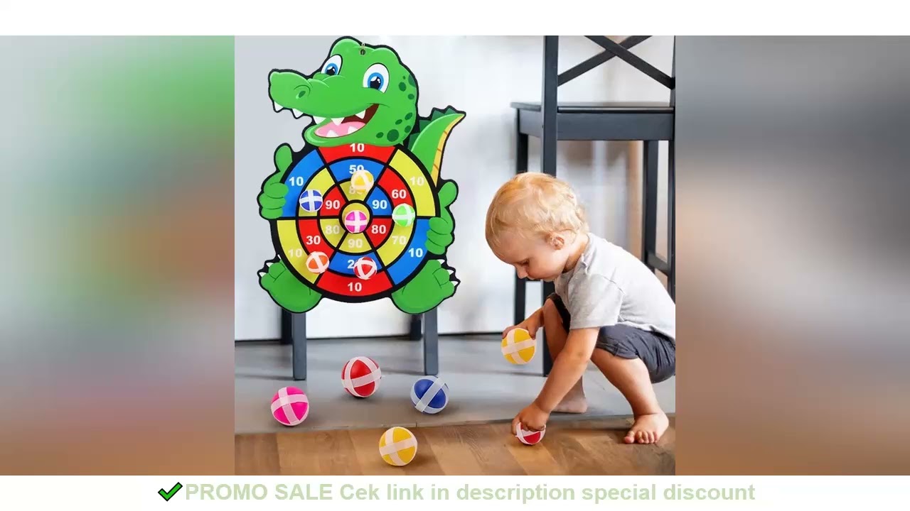 Educational Games Dart Board Baby Toy Stickey Ball Dart Indoor Sports Child Montessori Games for Chi