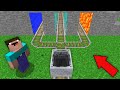 WHAT TUNNEL TO RIDE IN MINECART ? WATER OR DIAMOND OR LAVA ? 100% TROLLING TRAP !