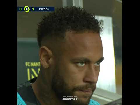 BAILÃO NO BANCO DO PSG? O NEYMAR TAVA CURTINDO A VITÓRIA! 🔥🔥 #shorts