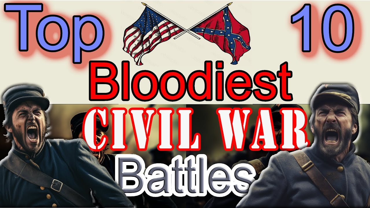 Top 10 Bloodiest American Civil War Battles - YouTube