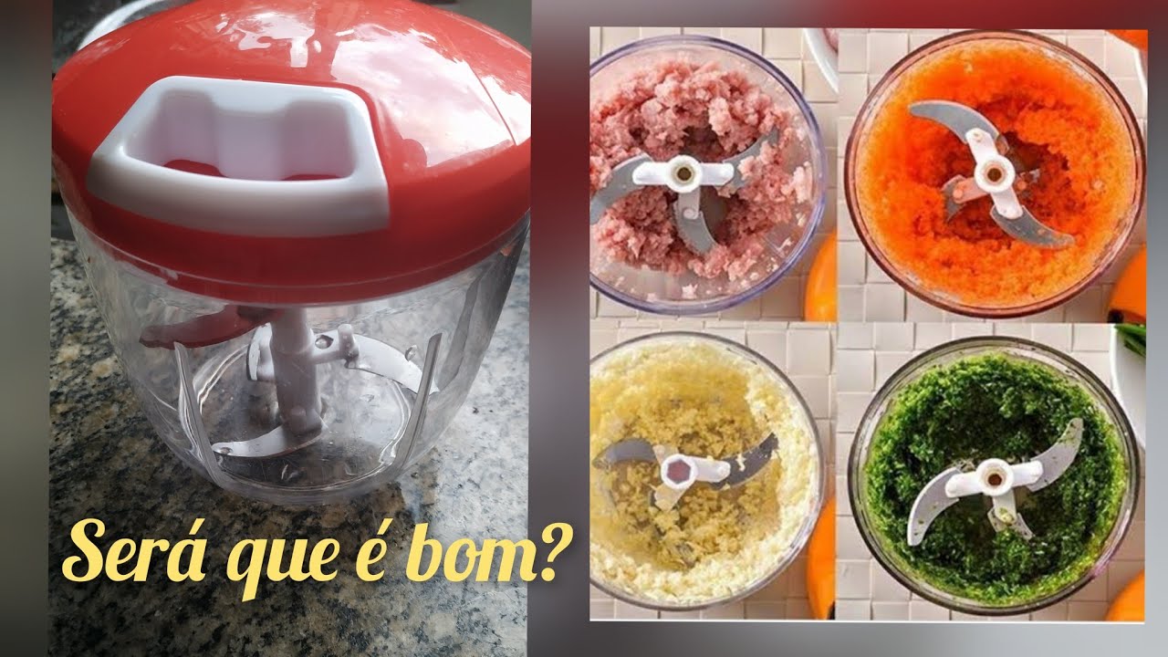 Mini processador manual Será que é bom mesmo?