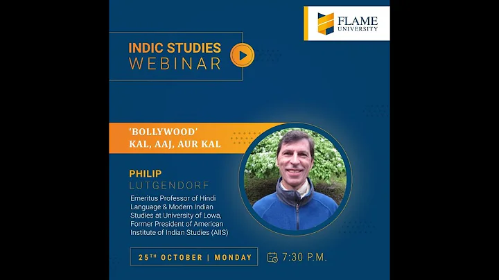 Webinar by Professor Philip Lutgendorf : "Bollywoo...