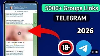 5000  Telegram New Group Links | Viral Telegram Channel | Unlimited Telegram Groups