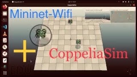 Mininet-Wifi, CoppeliaSim e simulação de drones