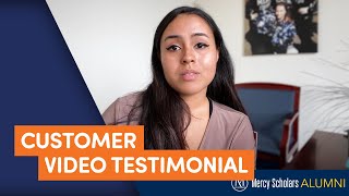 Alumni Video Testimonial | Remote Video Testimonials | Mercy College | Jasabel Guide