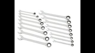 Ironton 16-Pc. SAE/Metric Ratcheting Wrench Set