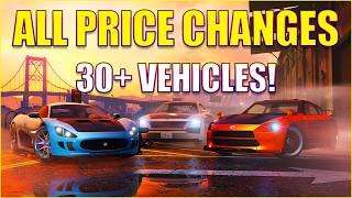 All 34 Vehicle Price Changes in GTA Online This Week (All Vehicle Classes Shown)