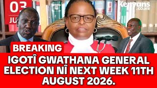 KWANYITANA! IGOTI GWATHANA GITHURANO NI NEXT WEEK TUESDAY DATE 11... IGOTI KUREHE CONFUSION