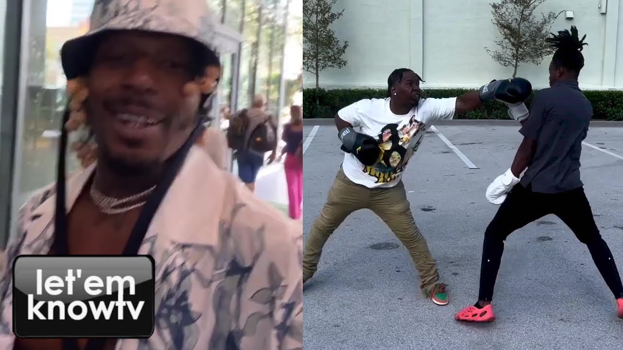Sauce Walka All Iced Out Watching His Homie Box A Stranger In Miami And