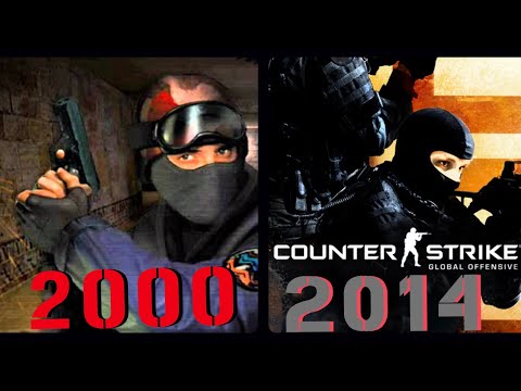 Evolution of Counter-Strike 2000-2014