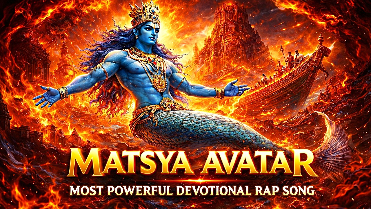 Matsya Avatar 🔥 The First Avatar Of Lord Vishnu | Epic Devotional Rap Song | Brahmaswar