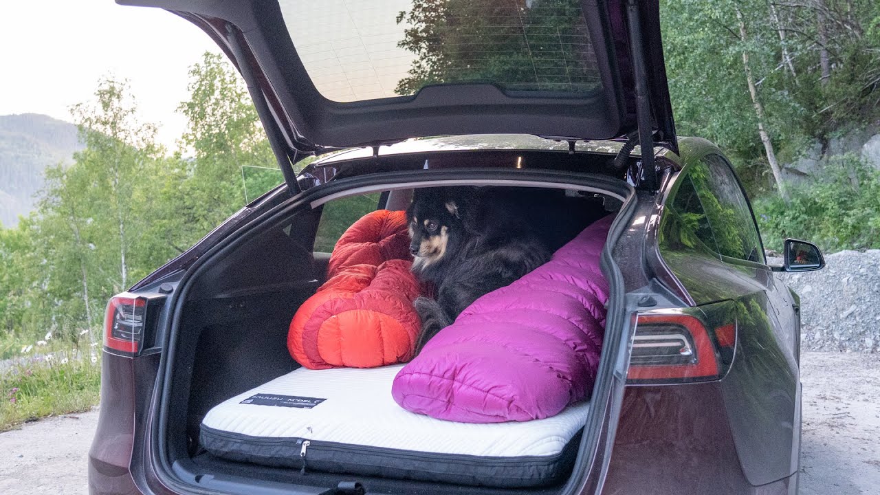 Camping In Our Tesla Through Telemark, Norway