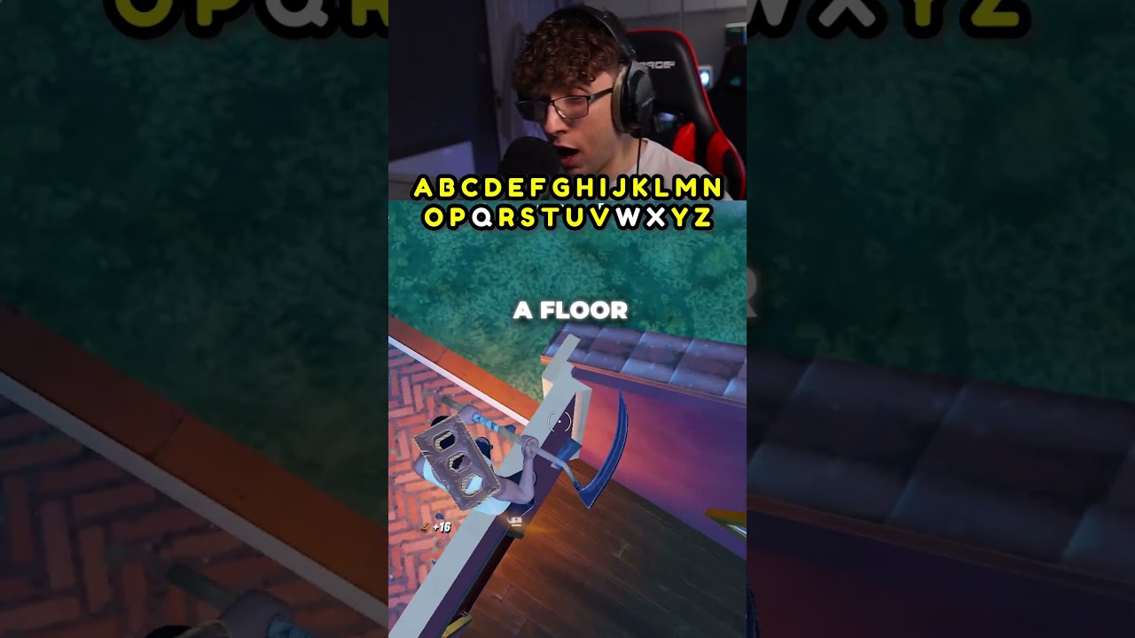 Fortnite, But If I Say Every Letter I Lose! 😯