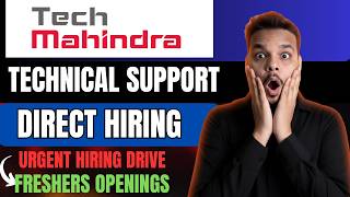 Tech Mahindra Service Desk Hiring Announced | Off Campus Drive for Freshers| 2026, 2025 Batch