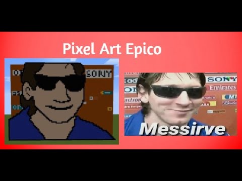 Pixel Art Meme Messirve En Minecraft Youtube