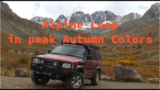 The Alpine Loop in peak Autumn Colors / ISUZU TROOPER 4WD