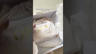 Unboxing my new Dior caro bag for spring 🥰 Soo fine ❤️ link on bio