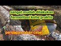 Cara fermentasi pupuk kandang di lahan