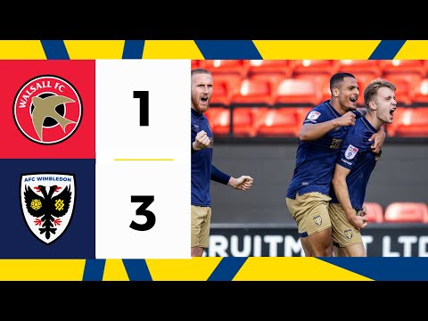 Walsall AFC Wimbledon Goals And Highlights