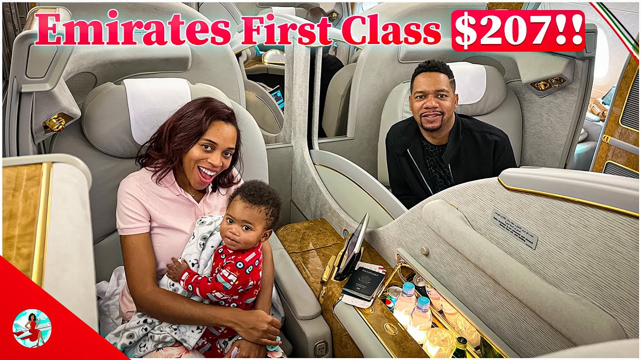 Emirates First Class $207 | Flying First Class a Baby YouTube