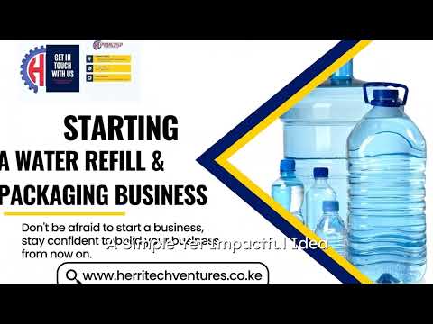 Starting a water refill business in 2025 (video)