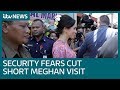Meghan’s visit to Fiji market cut short as crowds spark security concerns | ITV News