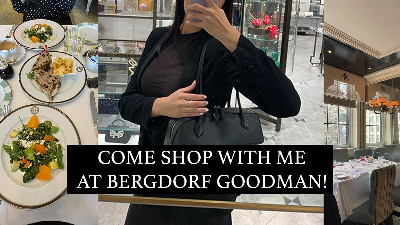 LUXURY SHOPPING VLOG AT BERGDORF GOODMAN, BRUNCH AT BG CAFE AND DESIGNER SUMMER SALE!