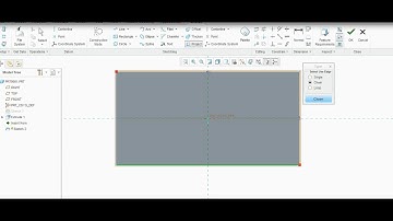 SETTING REFERENCES FOR SKETCH IN CREO PARAMETRIC