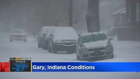 Gary residents bearing the brunt of the winter storm