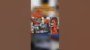 Industrial Robots in Action: Cookware Production Line#industrialrobots #automatedroboticarms #fyp
