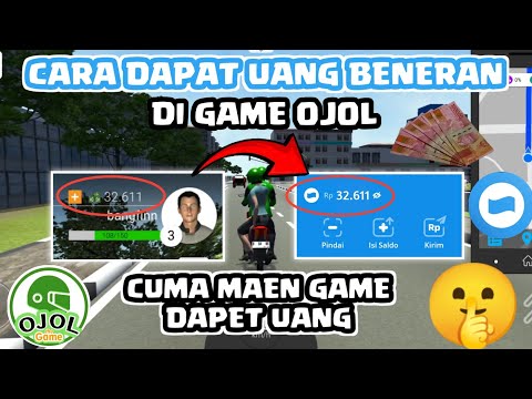 Cara Dapat Uang Beneran di Ojol The Game | bisa ditarik dana lumayan buat jajan - Game Ojek Online