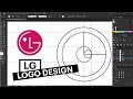 Lg logo design illustration  adobe illustrator tips  designlk