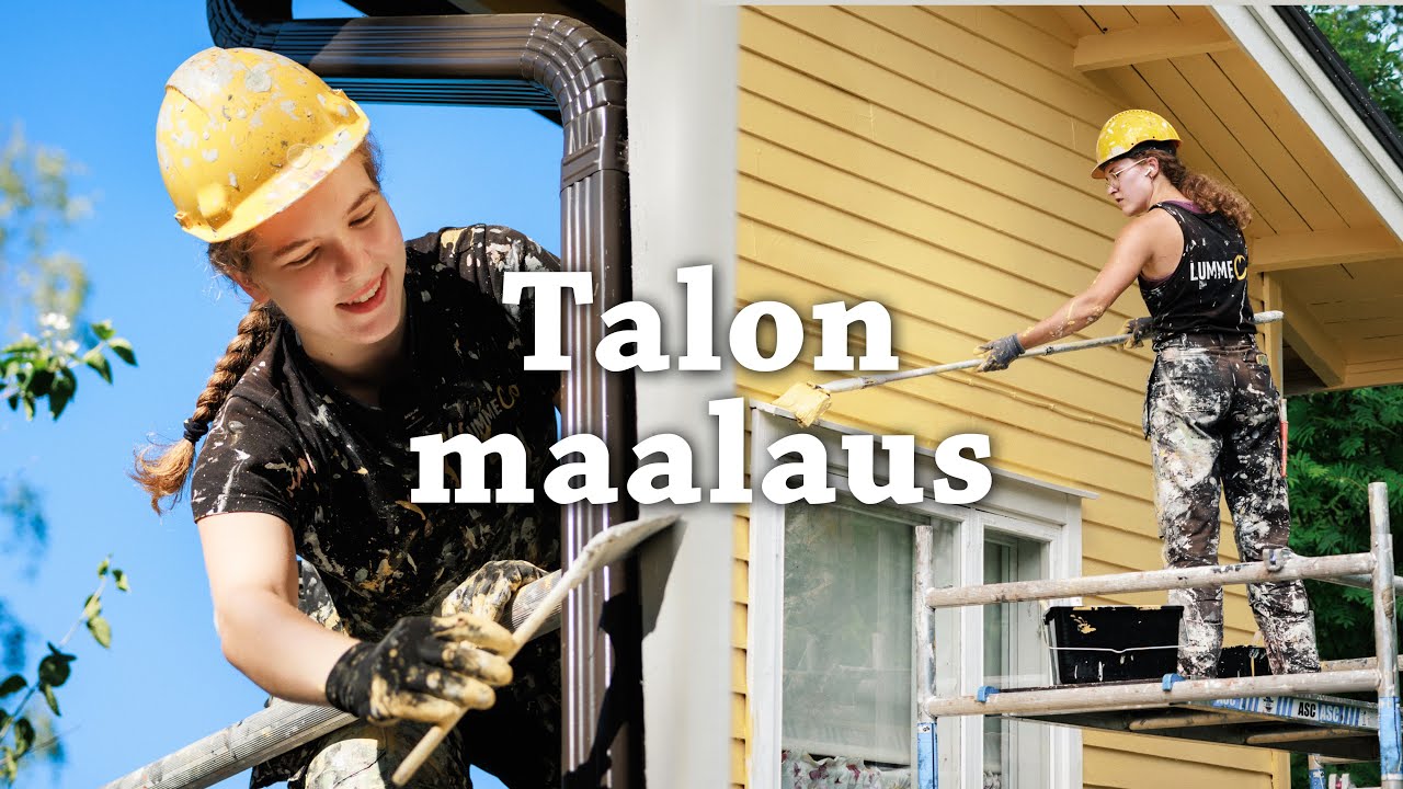 Vanhan talon maalaus Annan ja Viivin matkassa – dokumentti maalareiden työstä