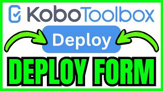 How To DEPLOY FORM In KoboToolbox (QUICK & EASY) 2026