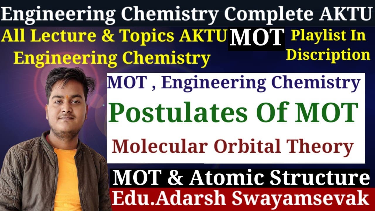 Postulates OF MOT AKTU Engineering & JEE MAINS Chemistry By Educator ...