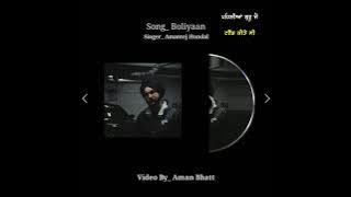 Boliyan Amantej Hundal New Punjabi Whatspp Status Video Latest Punjabi Song 2021